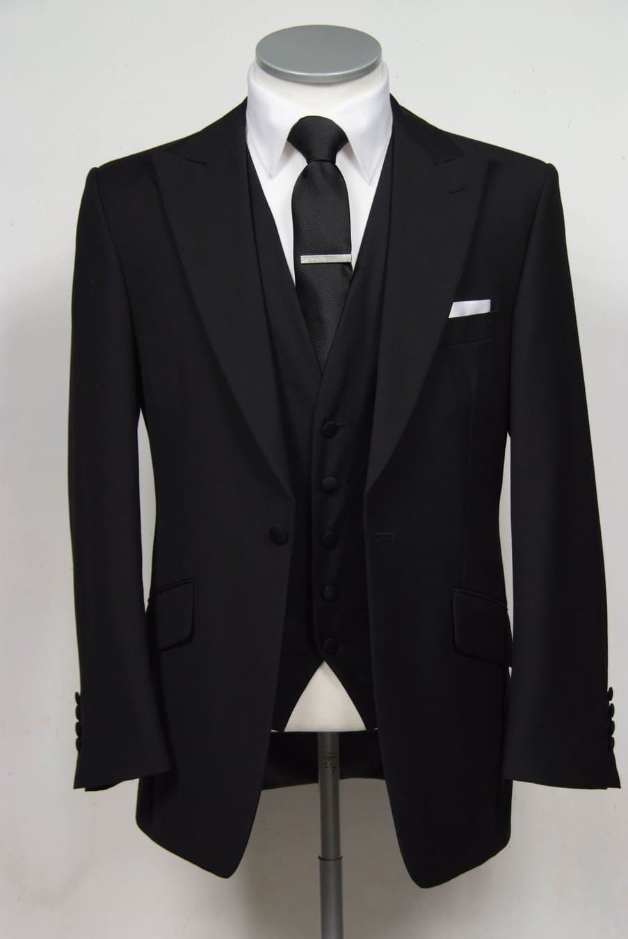 Men's black suit 